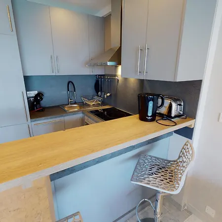 Apartmán Superbe 2p Au 5eme Etage Avec Terrasse Face A La Et Parking Prive - Menton, Garavan - Fr-1-196-293 Menton
