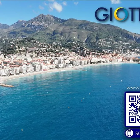 דירה Superbe 2p Au 5eme Etage Avec Terrasse Face A La Et Parking Prive - Menton, Garavan - Fr-1-196-293 *